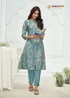 Nimisha Vol 1 by Suryajyoti Roman Vertigan Kurti With Bottom Orders In India